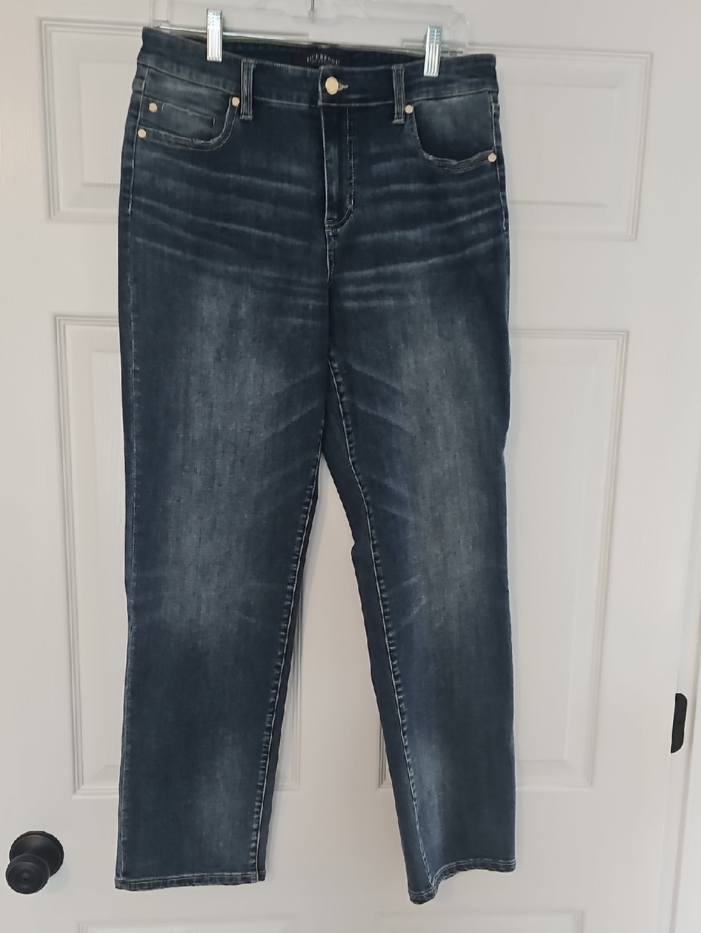 Dark Wash Women's Straight-Leg Jeans By Liverpool